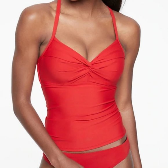 Athleta Other - Athleta Twist Up Tankini Red 36 B/C
